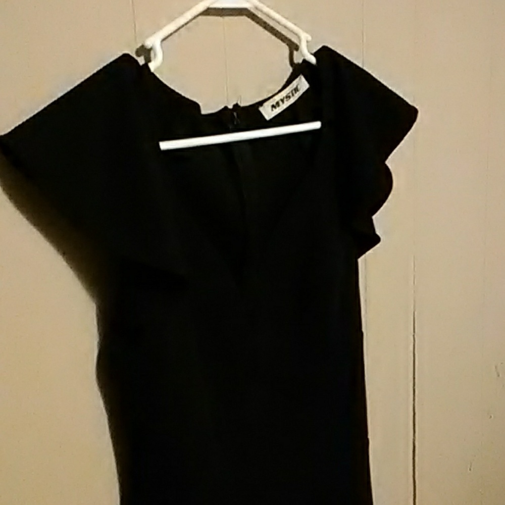 Black dress.